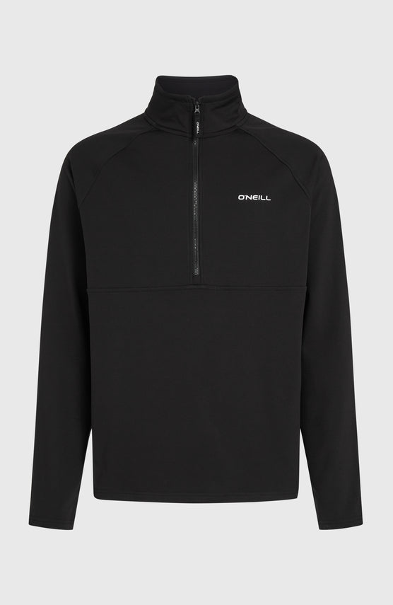 FWC'Cruz Fleecepullover mit Halbreißverschluss | Black Out
