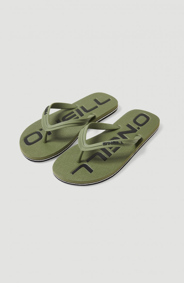 Profile Logo Sandalen | Deep Lichen Green Profile Logo Sandalen | Deep Lichen Green