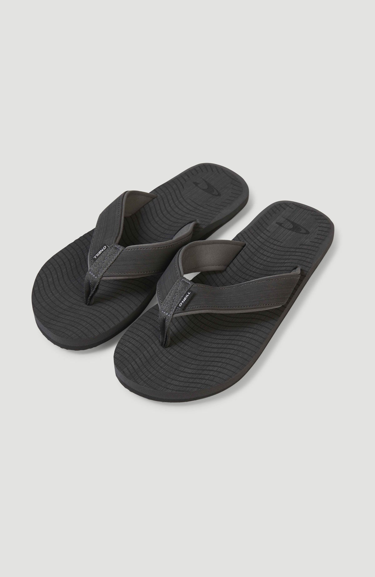 O'Neill Koosh Sandalen für Herren, grau, freigestellt von schräg oben als Paar