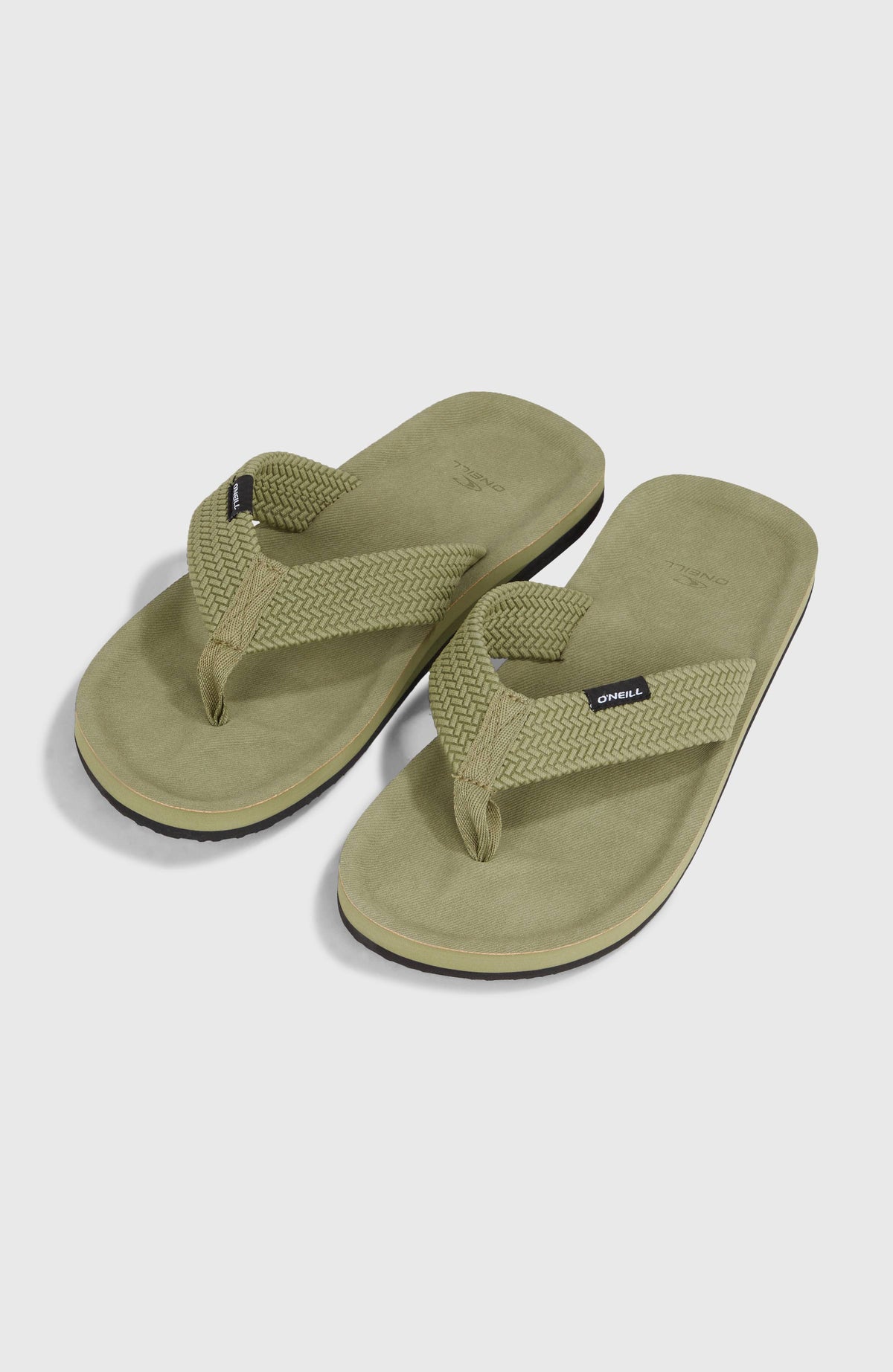 O'Neill Chad Sandalen für Herren, grün, freigestellt von schräg oben