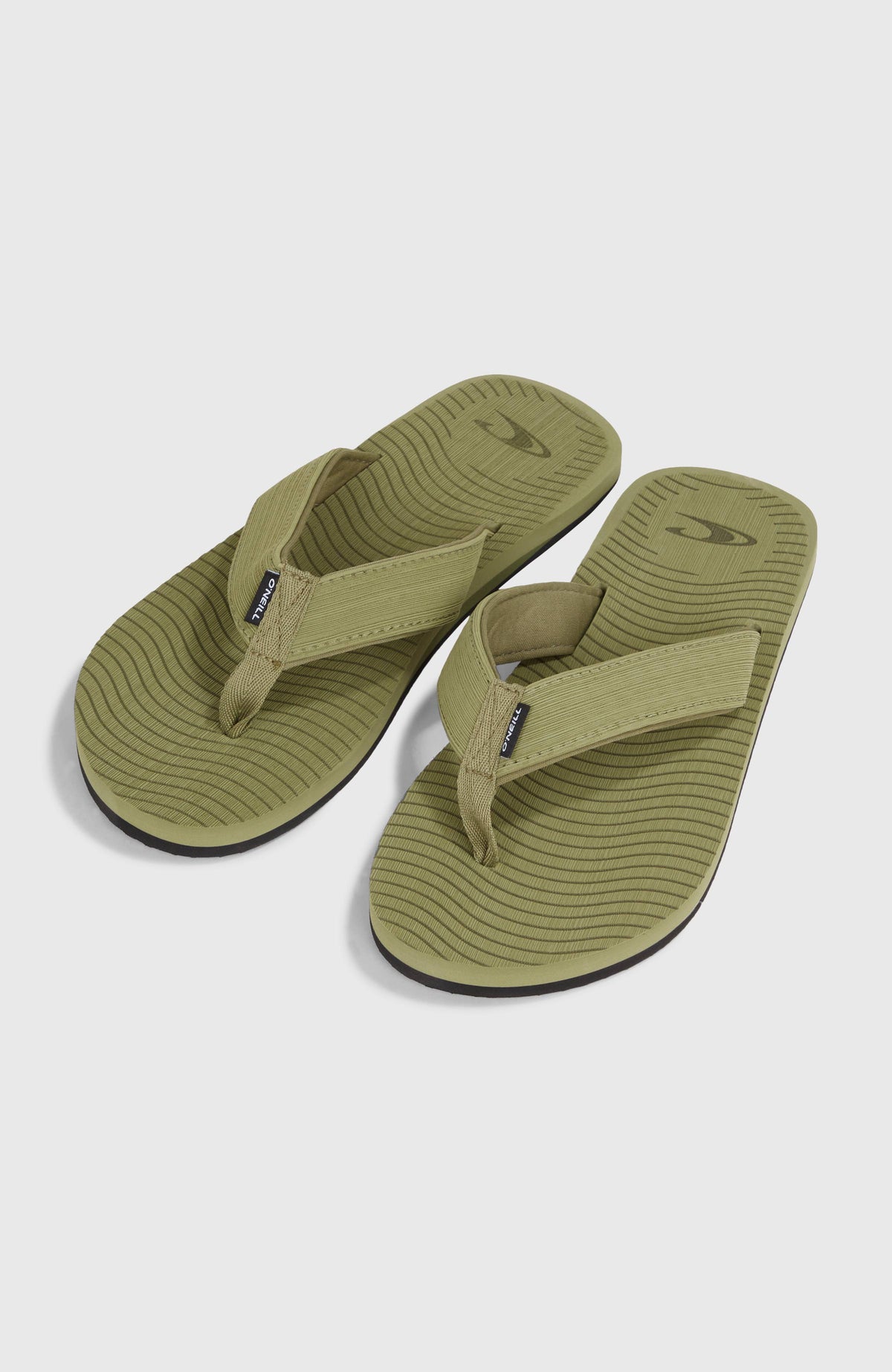 O'Neill Koosh Sandalen für Herren, grün, freigestellt von schräg oben