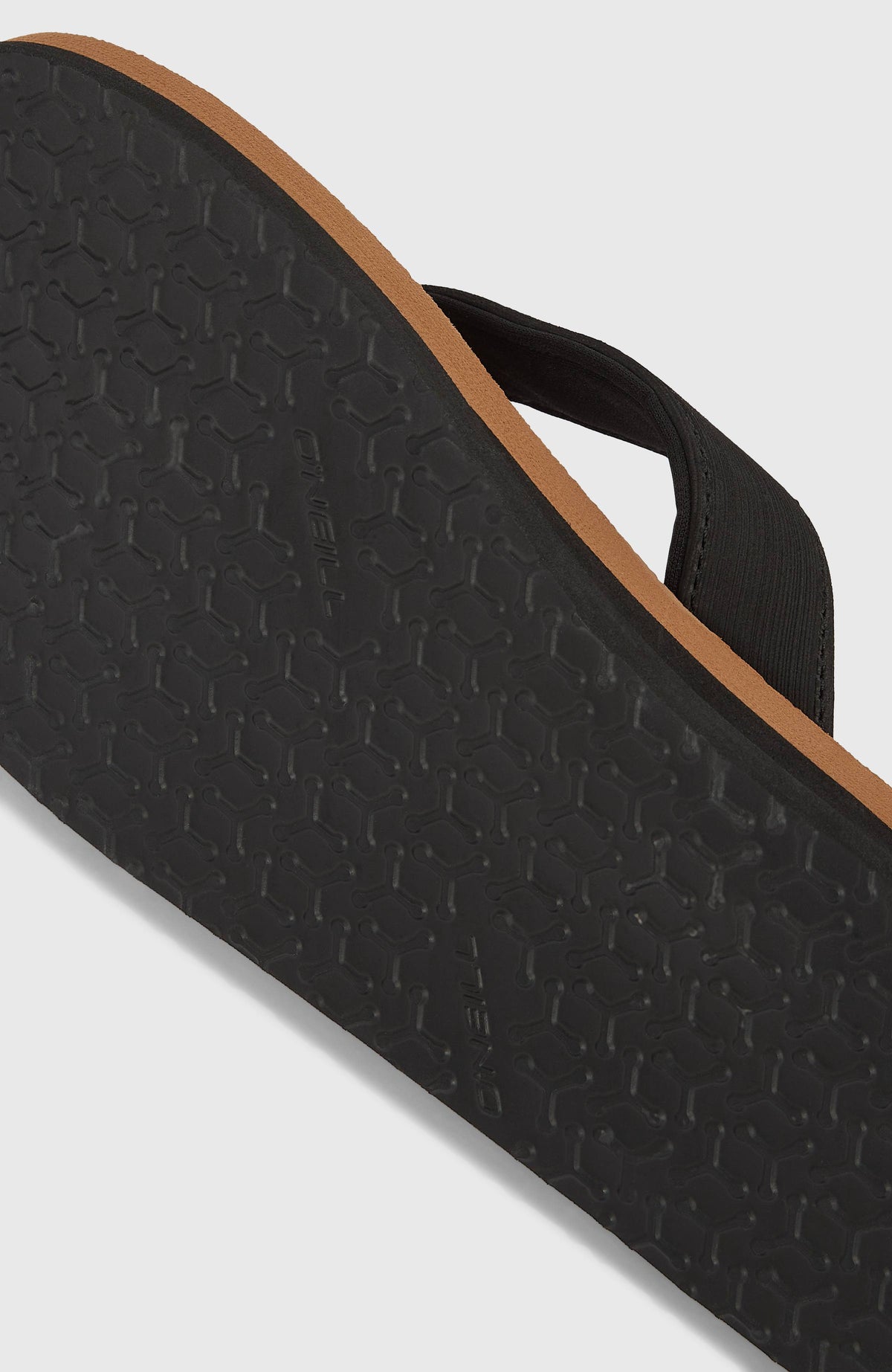 Koosh Sandalen für Herren, braun, Nahaufnahme der profilierten Außensohle