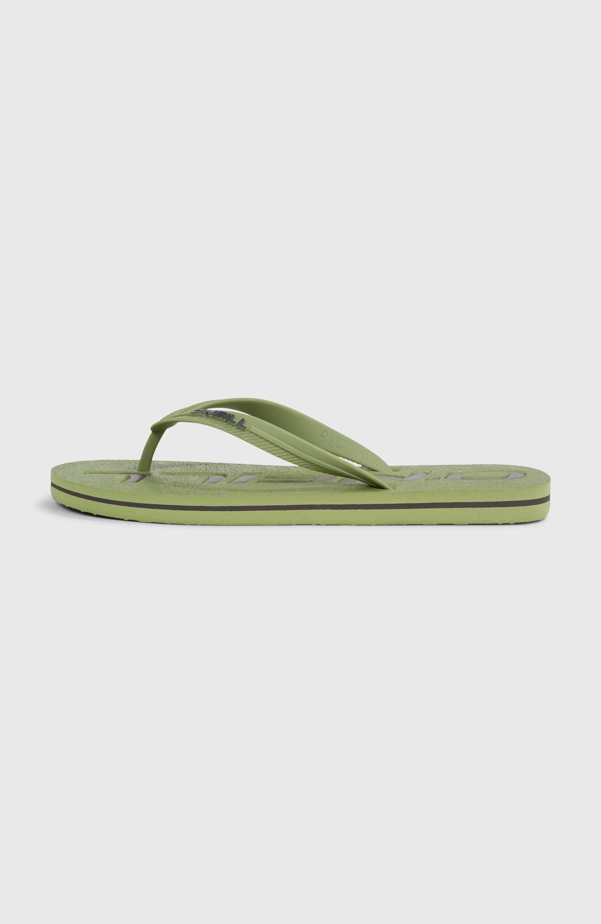 Profile Logo Sandalen für Herren, grün, freigestellt in der Seitenansicht