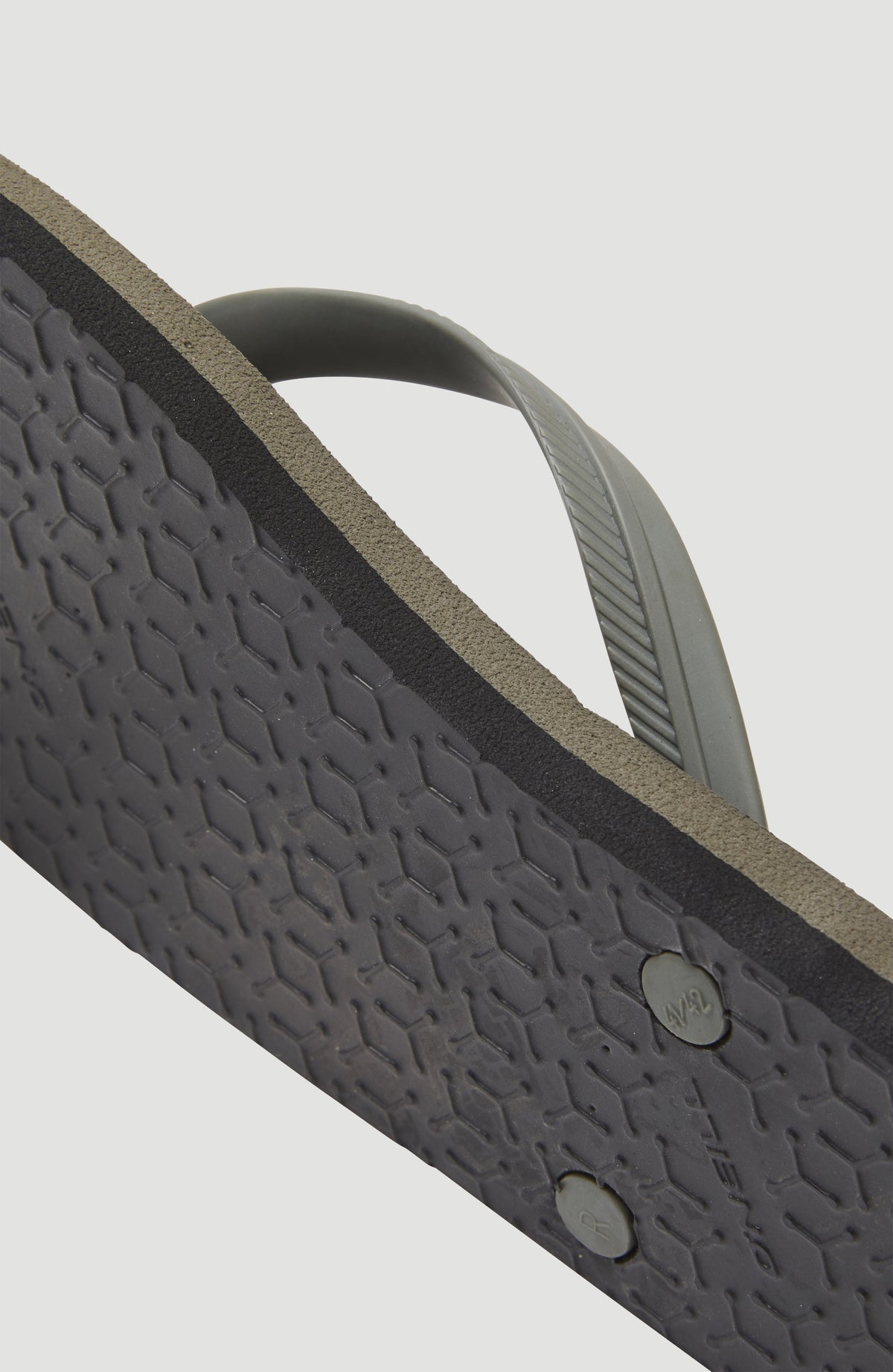 Profile Small Logo Sandalen für Herren, grün, Nahaufnahme der Unterseite mit profilierter Laufsohle