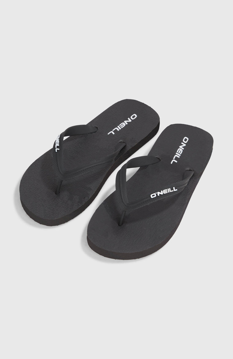 Profile Small Logo Sandalen | Black Out Profile Small Logo Sandalen | Black Out