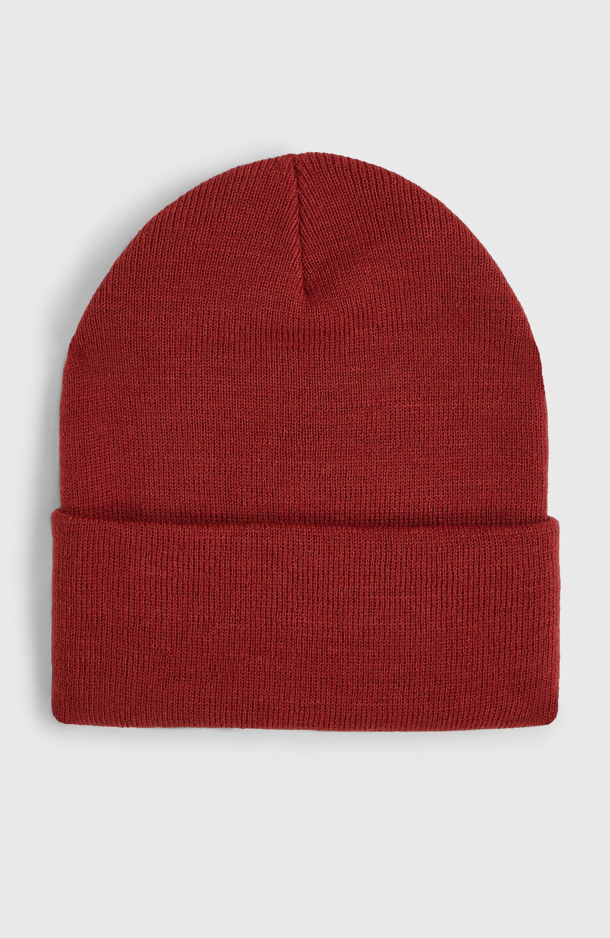Snow Beanie für Herren, orange, freigestellt von hinten