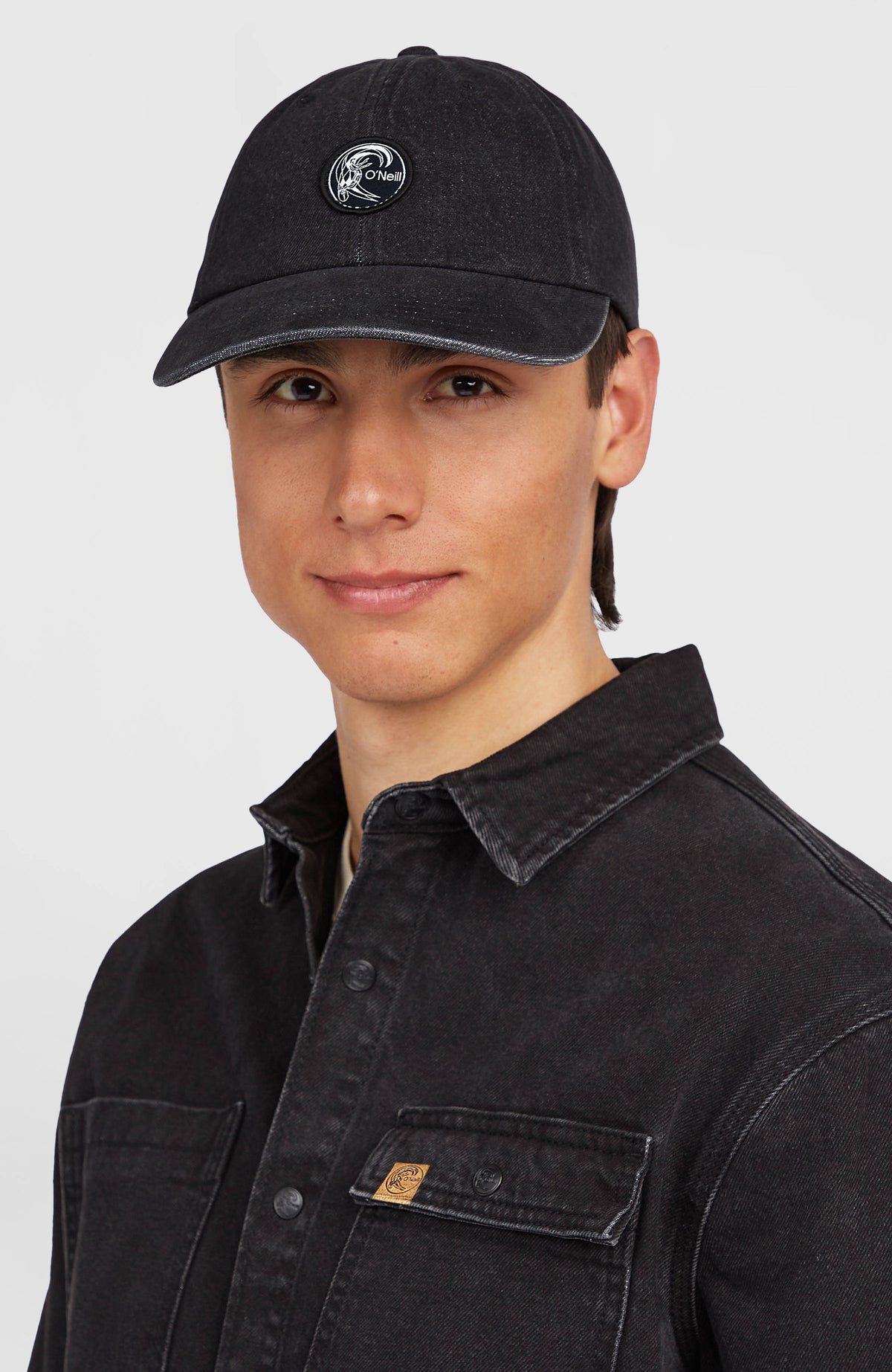 O'Riginals Cap für Herren, schwarz, Frontalansicht, getragen am Model