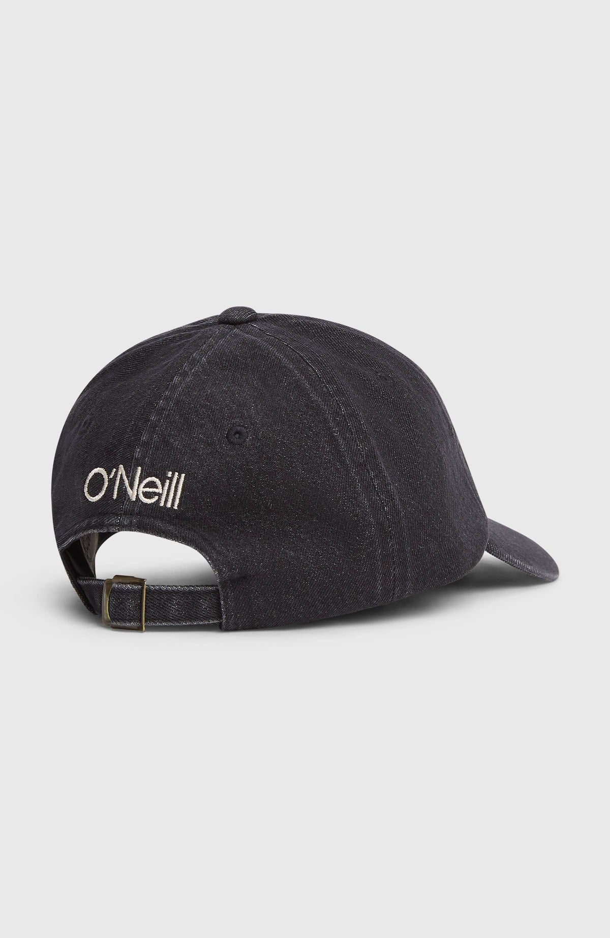 O'Riginals Cap für Herren, schwarz, freigestellt von hinten mit verstellbarem Riemen und Verschluss
