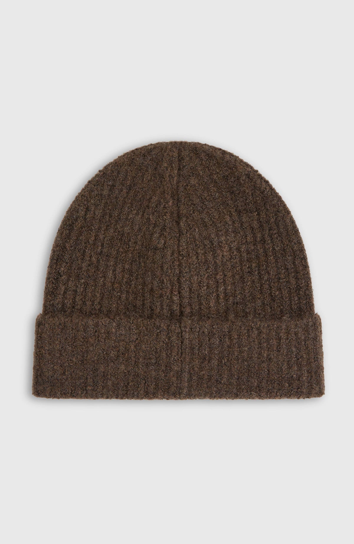O'Riginals Beanie für Herren, lila, freigestellt von hinten mit breitem Umschlag