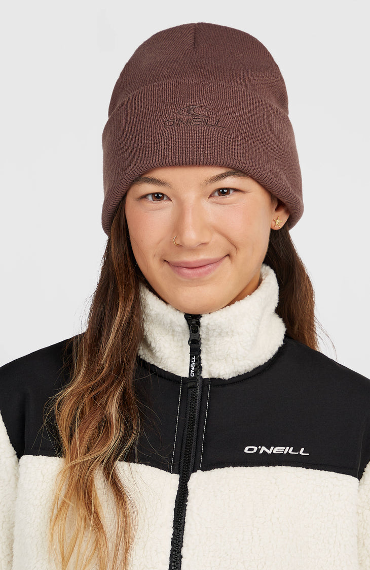 Logo Beanie | Purple Gray