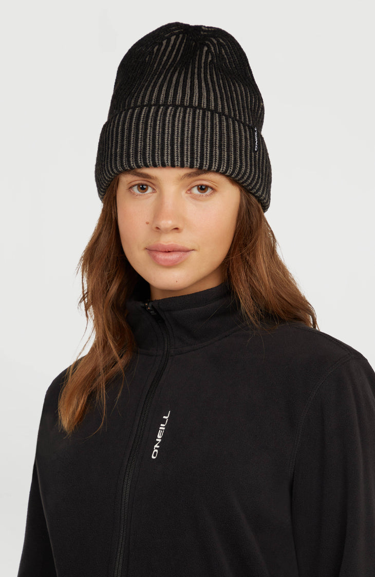 Two-Tone Beanie | Black Out