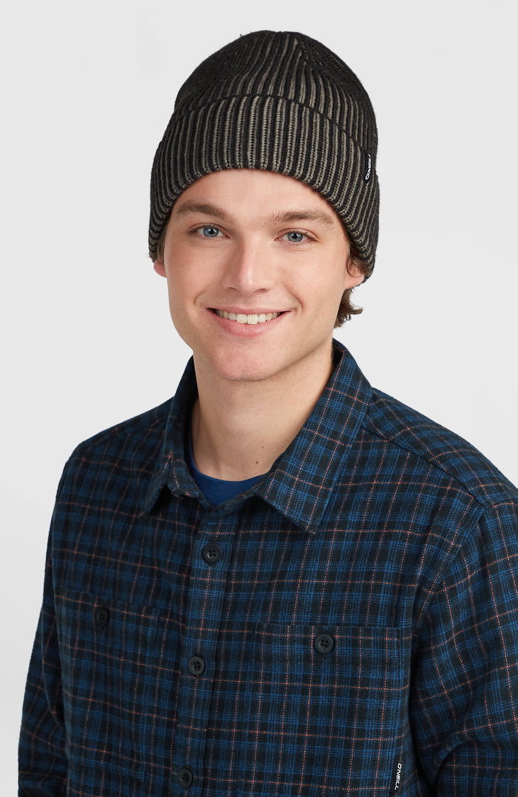 Two-Tone Beanie | Black Out