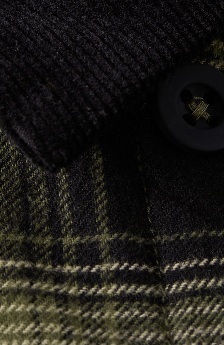 Jacke mit Fleecefutter | Green Check Small