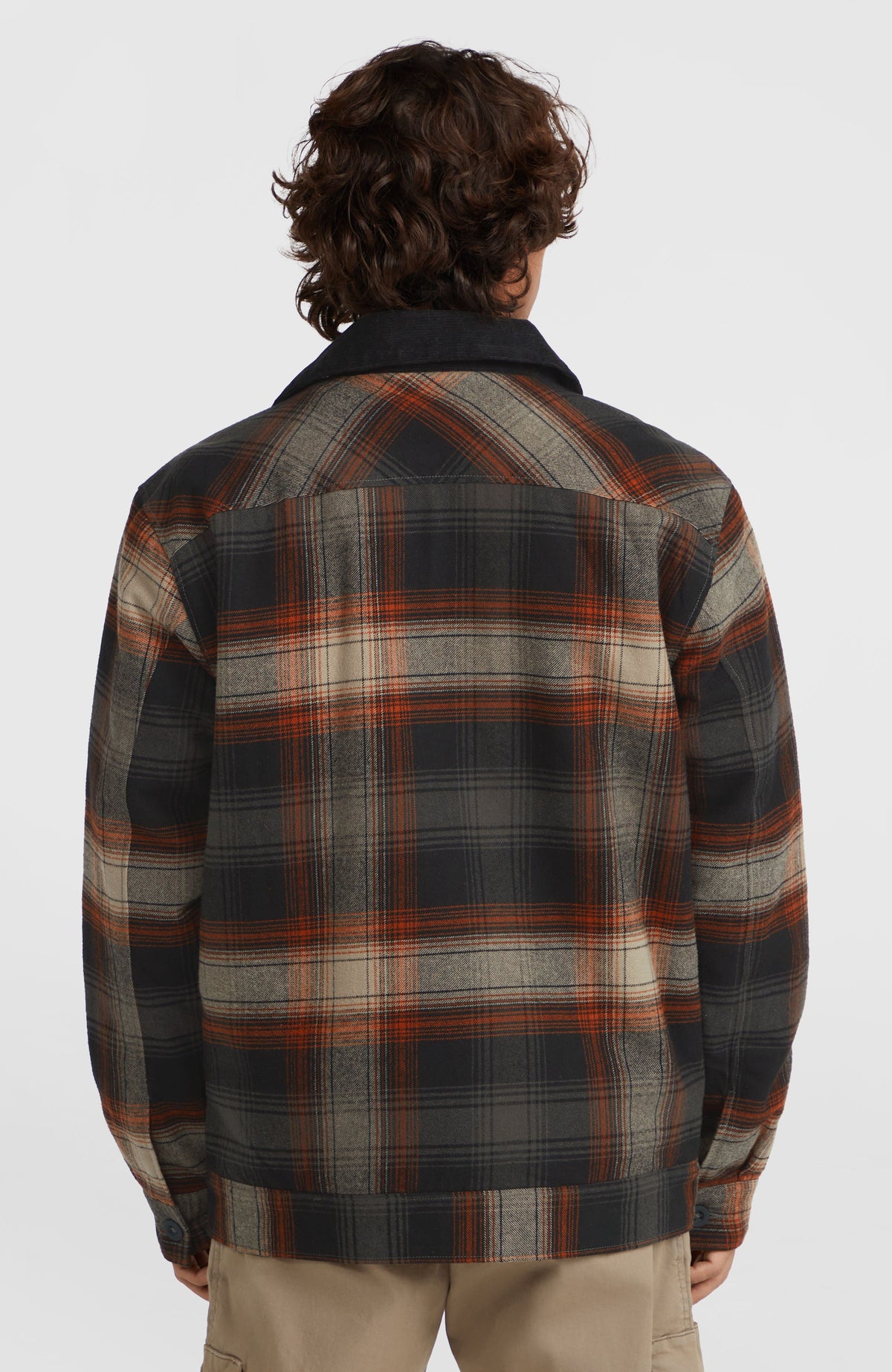 Jacke mit Fleecefutter | Grey Check Small