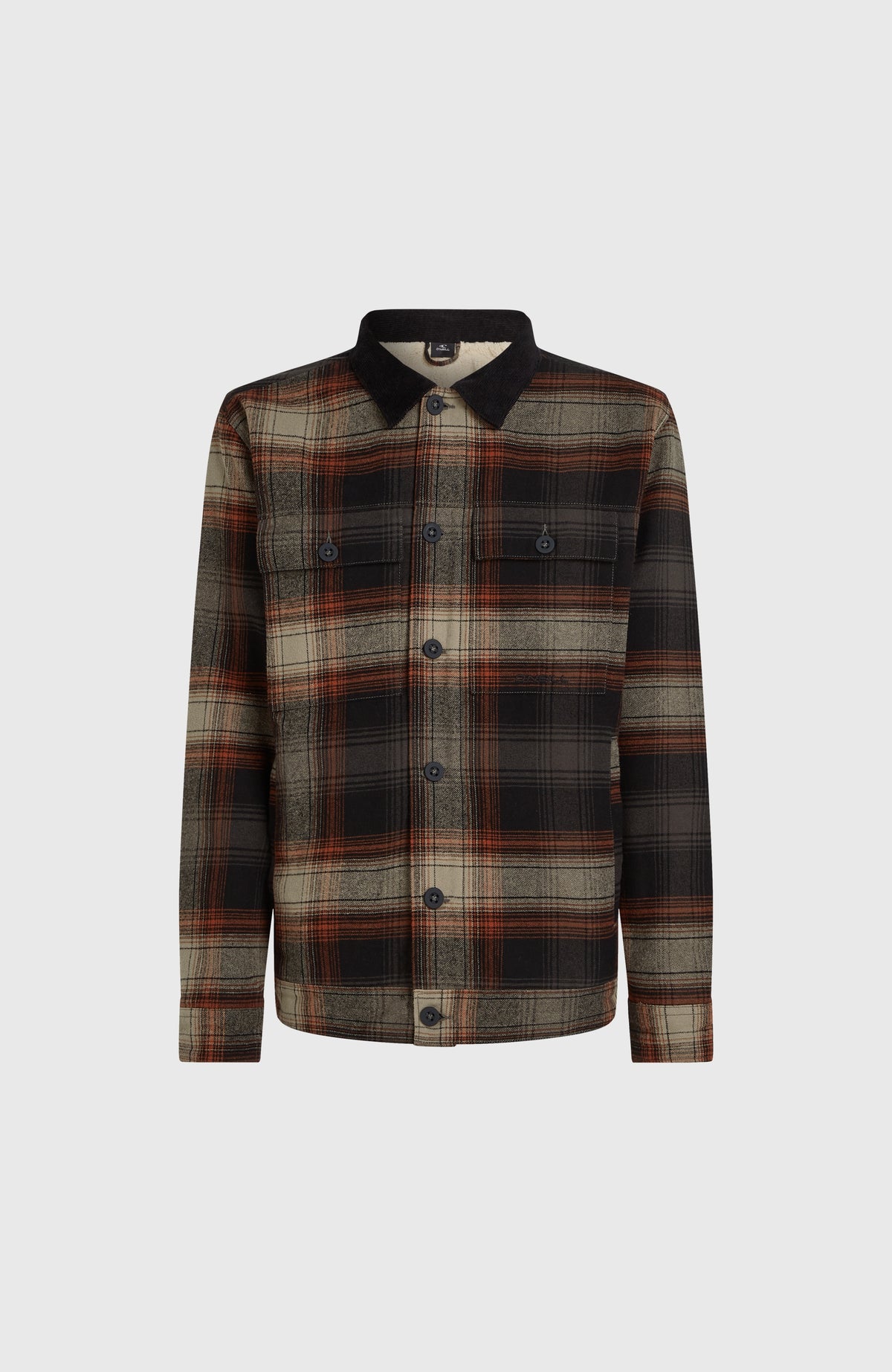 Jacke mit Fleecefutter | Grey Check Small