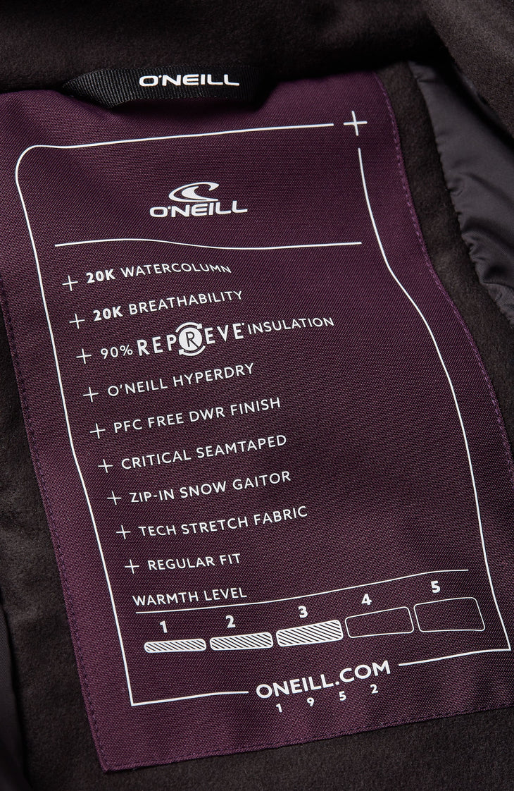 O'Riginals Hybrid-Skijacke | Aubergine Colour Block