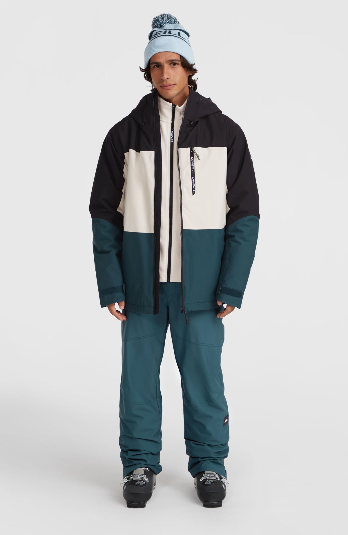 Carbonite Skijacke | Alma Steel Colour Block