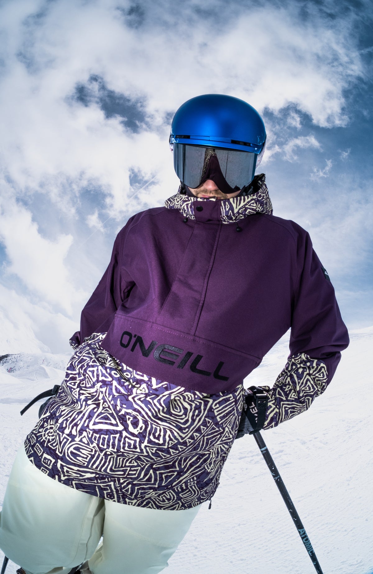 O'Riginals Anorak Skijacke | Dark Purple Sketcheritage