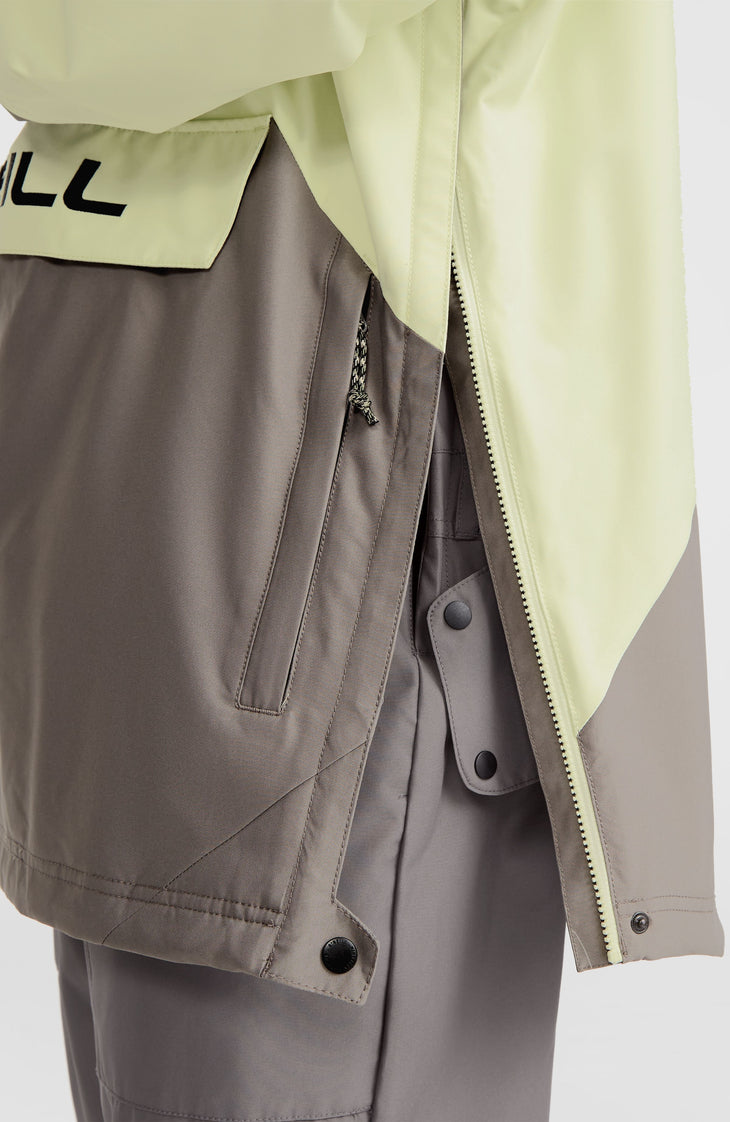 O'Riginals Anorak Skijacke | Lime Wash Colour Block