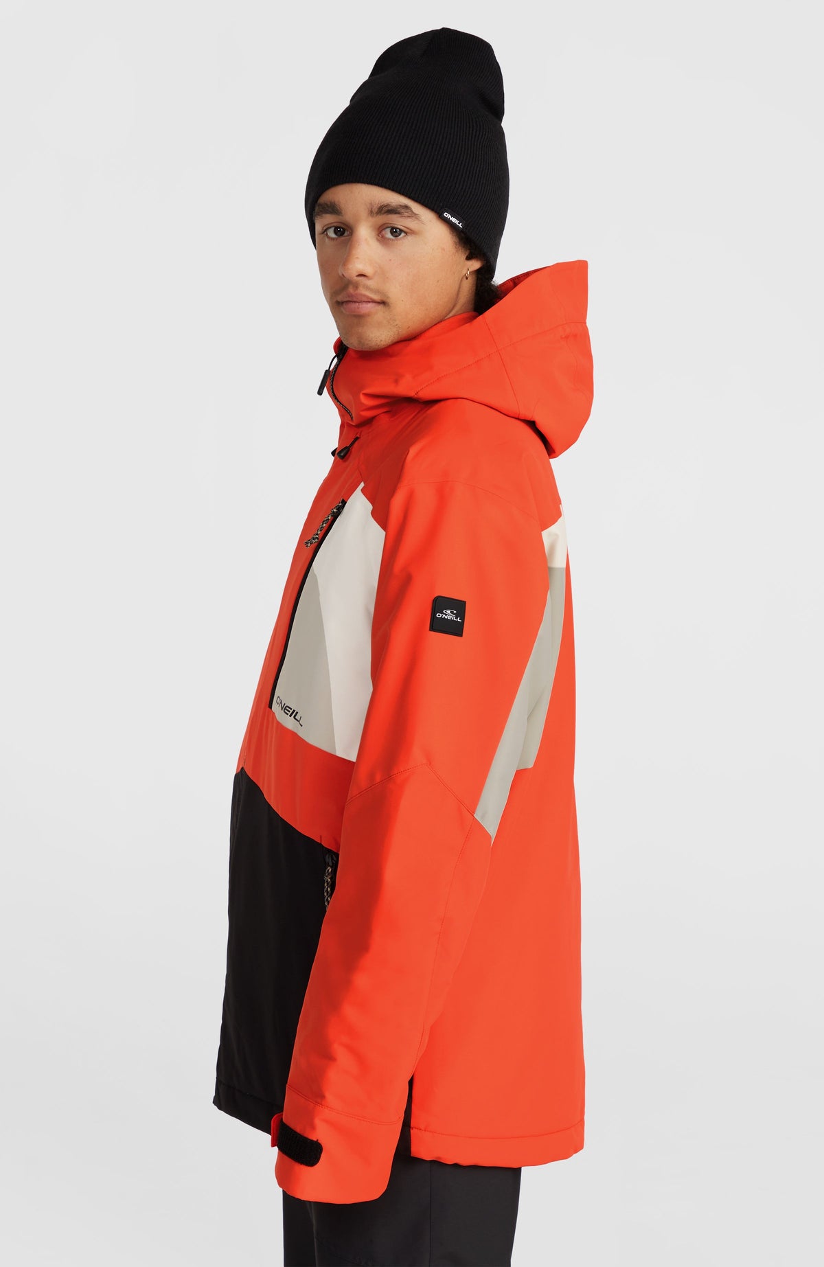 Hammer Block Skijacke | Paprika Flame Colour Block
