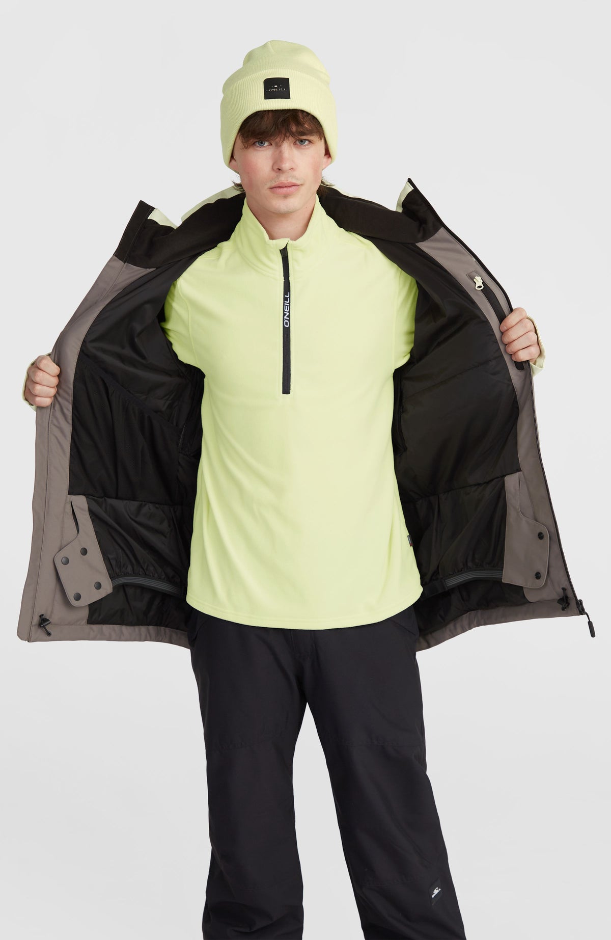 Hammer Plus Skijacke | Flint Stone Colour Block
