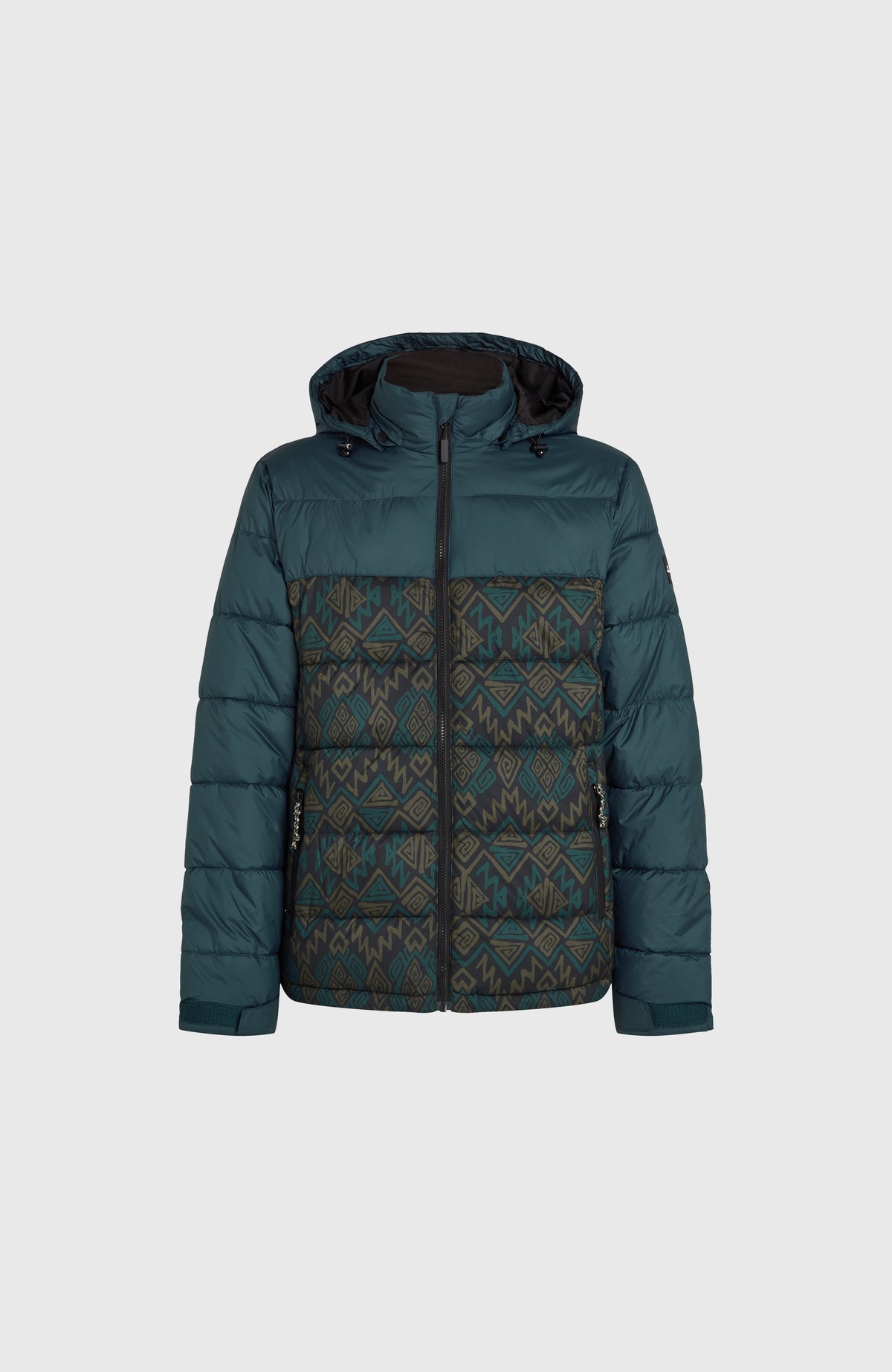 O'Riginals Steppjacke | Black Retro Ikat