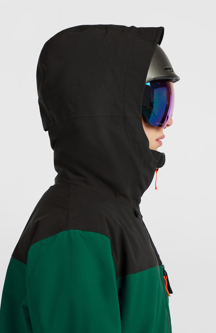FWC'Peak Skijacke | Emerald Envy Colour Block