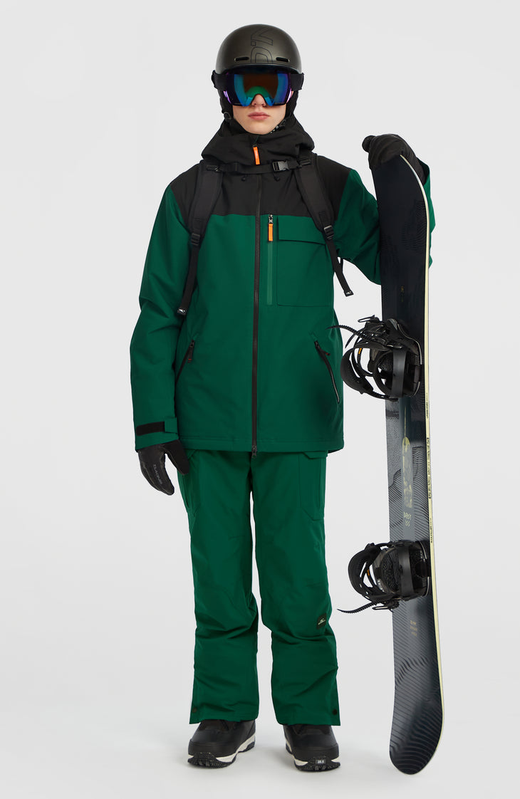 FWC'Peak Skijacke | Emerald Envy Colour Block