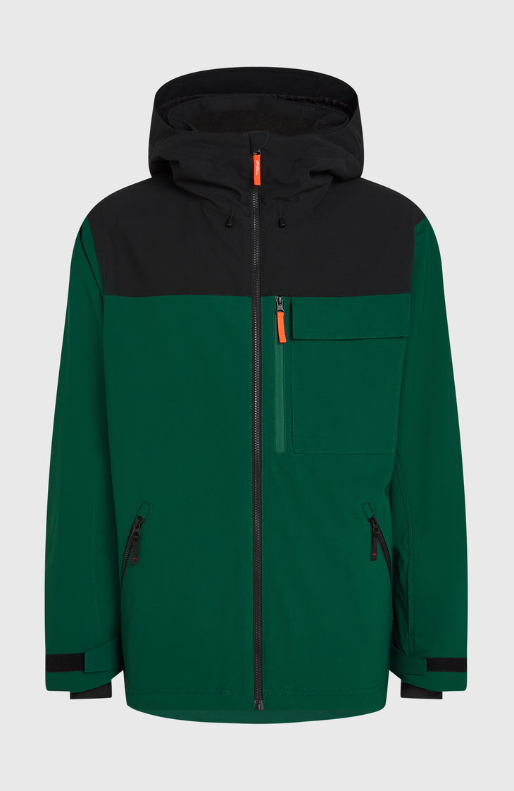 FWC'Peak Skijacke | Emerald Envy Colour Block