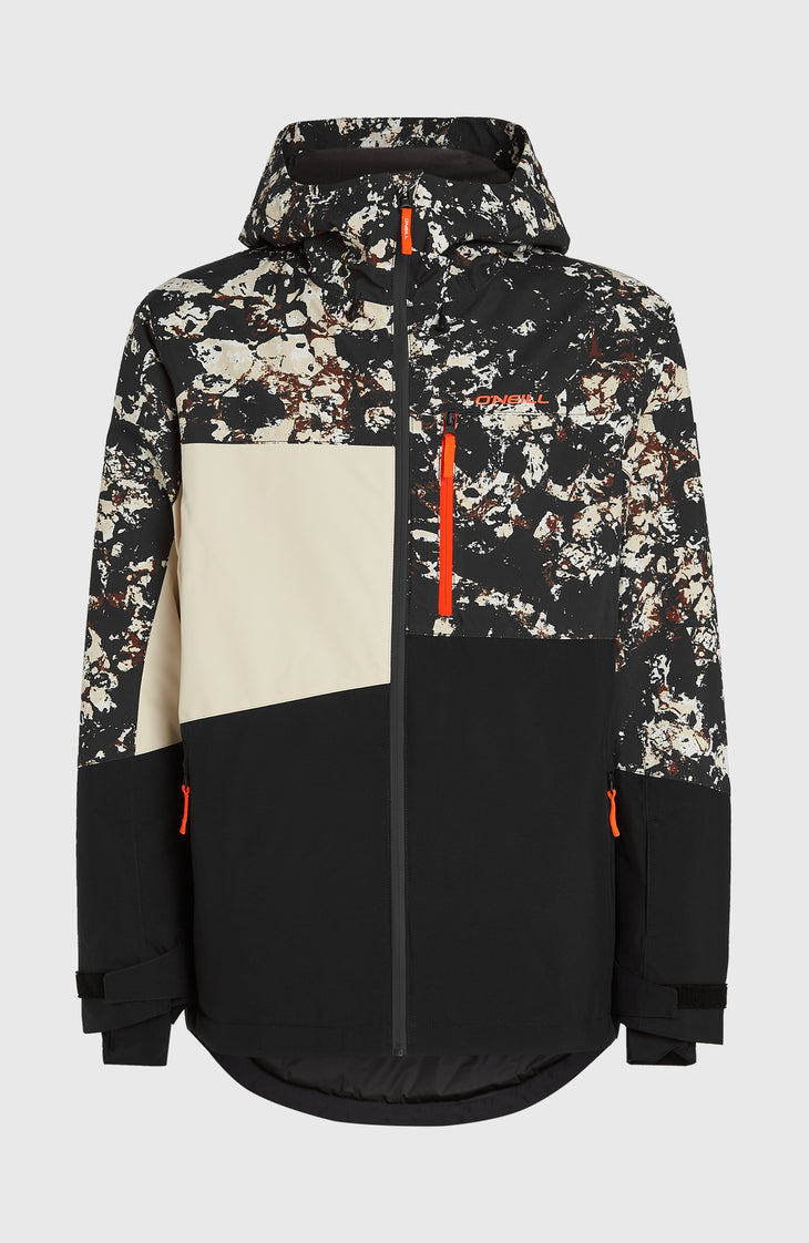 FWC'Cruz Triple Skijacke | Black/Beige Quarry