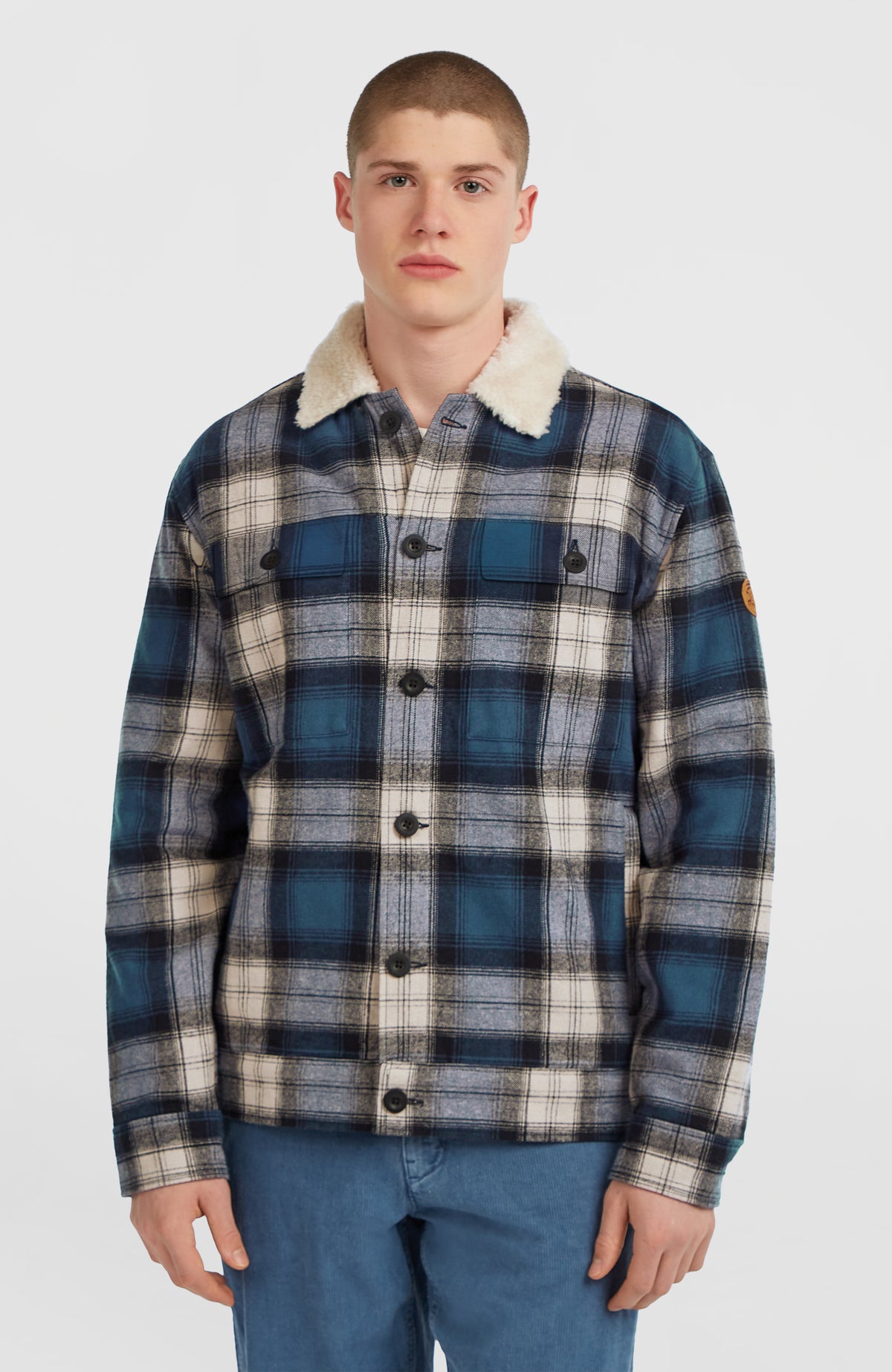 O'Riginals Jacke mit Fleecefutter | Mozart Blue Check
