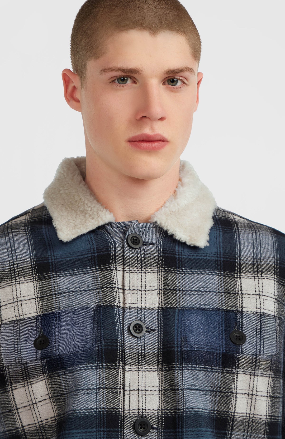 O'Riginals Jacke mit Fleecefutter | Mozart Blue Check