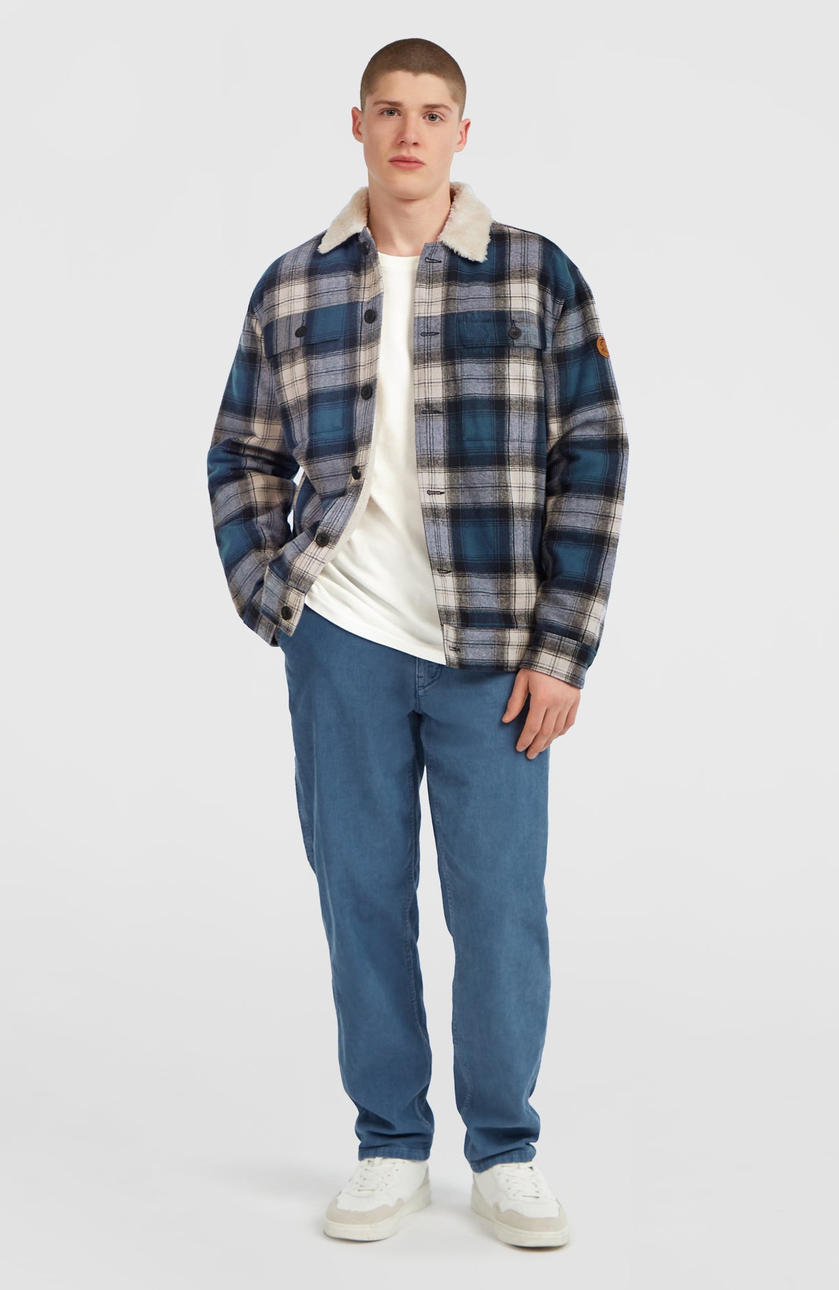 O'Riginals Jacke mit Fleecefutter | Mozart Blue Check