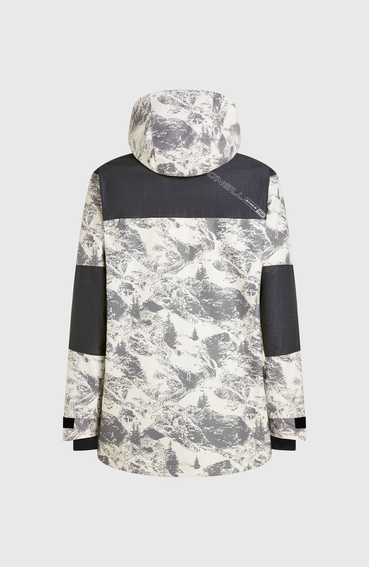 FWC'Peak Fire Skijacke | Grey Mountain Landscape