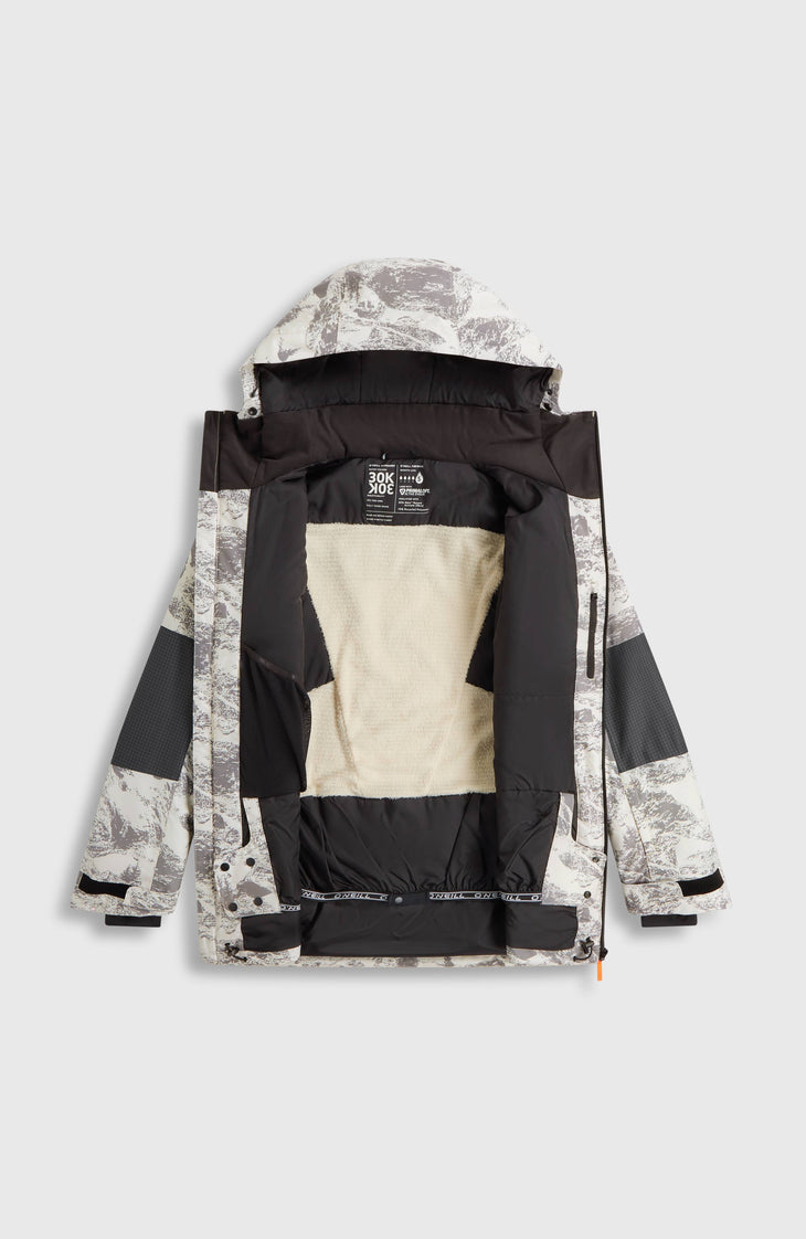 FWC'Peak Fire Skijacke | Grey Mountain Landscape