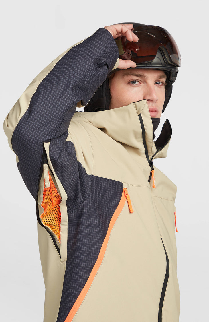 FWC'Peak Pro Skijacke | Olive Blush Colour Block