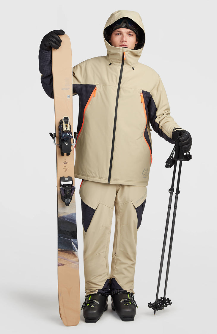 FWC'Peak Pro Skijacke | Olive Blush Colour Block
