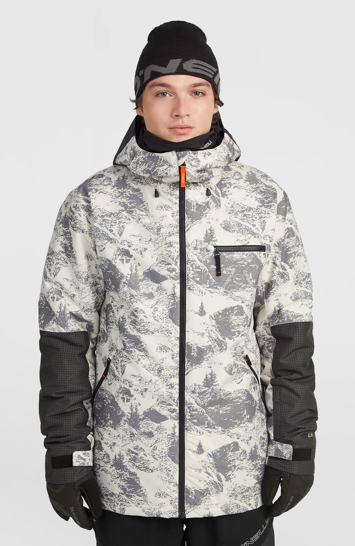 FWC'Peak Skijacke | Grey Mountain Landscape