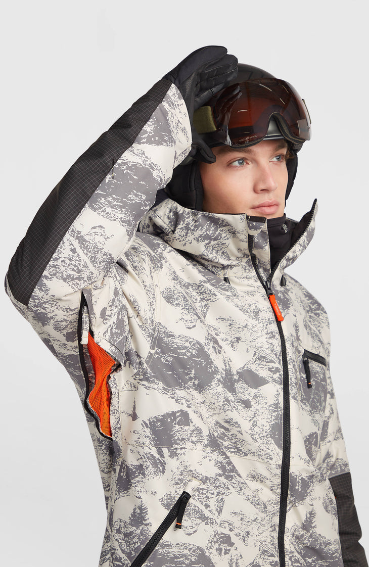 FWC'Peak Skijacke | Grey Mountain Landscape
