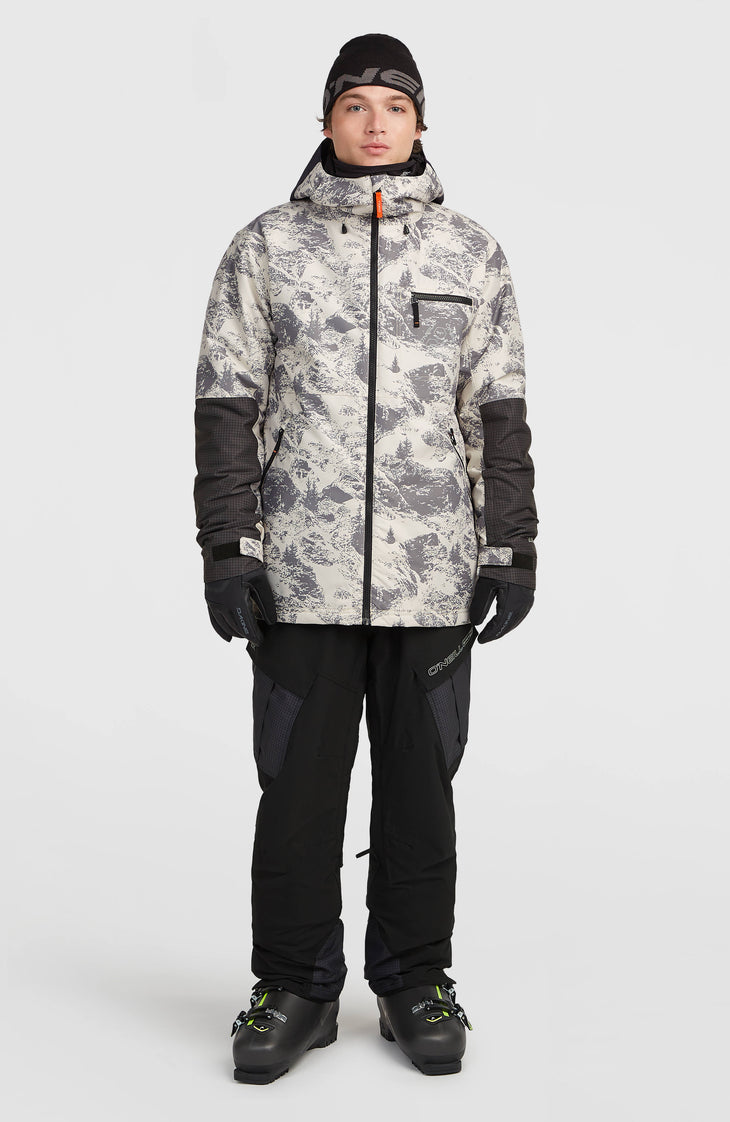 FWC'Peak Skijacke | Grey Mountain Landscape