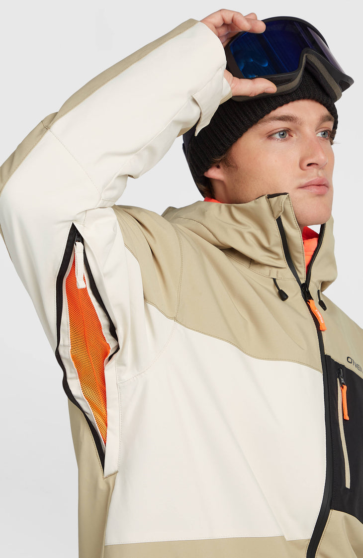 FWC'Cruz Triple Skijacke | Olive Blush Colour Block