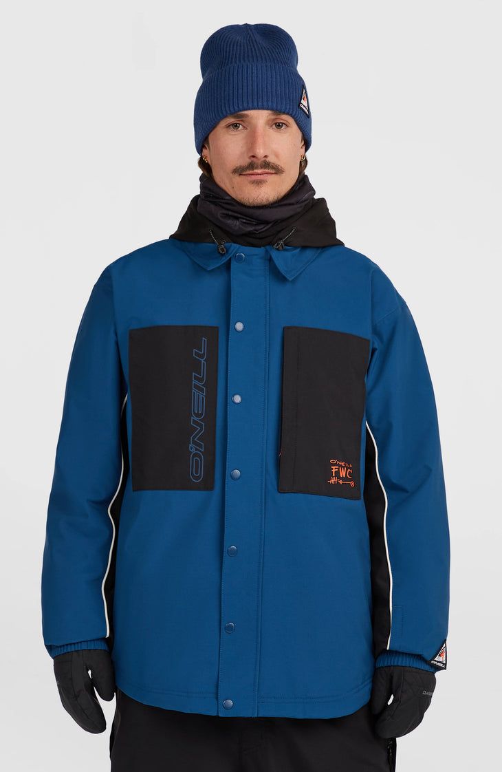 FWC'Play Shacket Ski- und Snowboardjacke | Regal Blue Colour Block