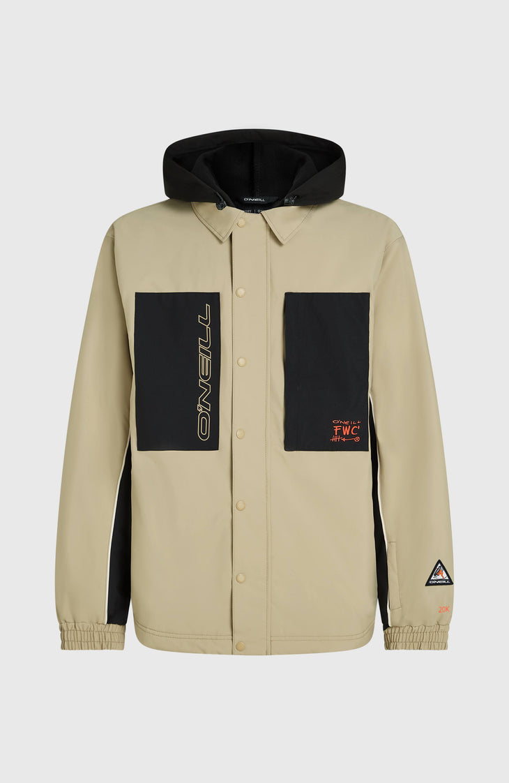 FWC'Play Shacket Ski- und Snowboardjacke | Olive Blush Colour Block