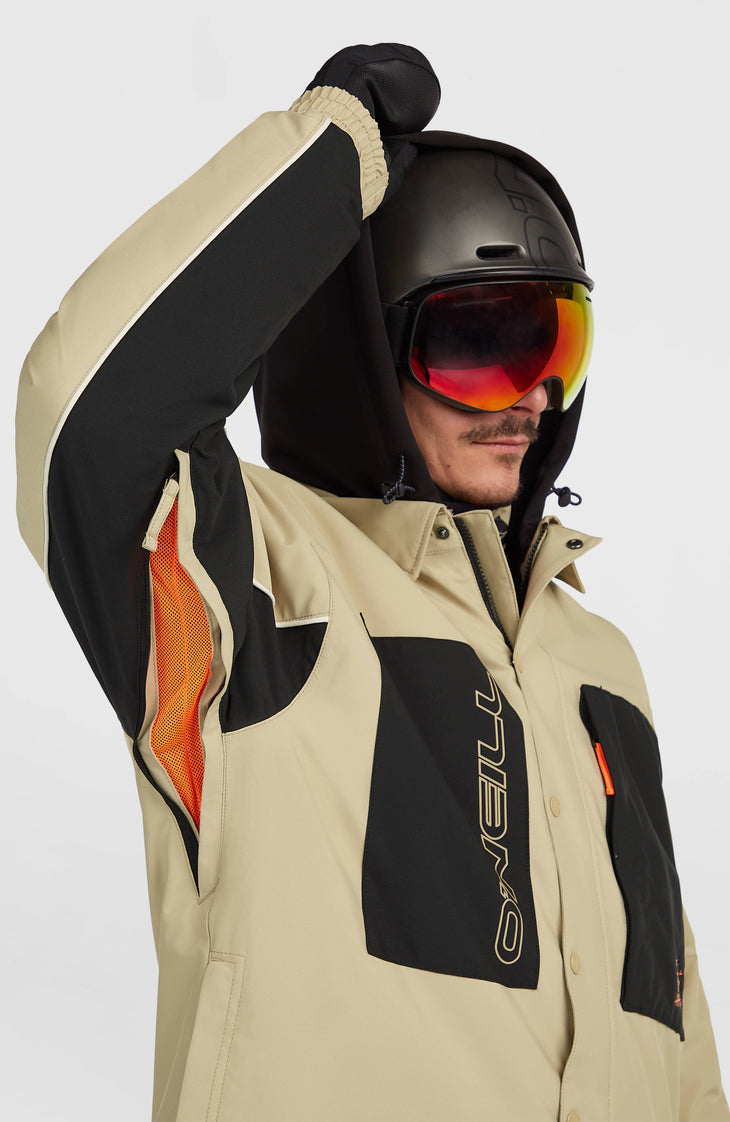 FWC'Play Shacket Ski- und Snowboardjacke | Olive Blush Colour Block