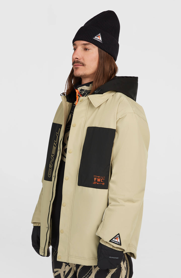 FWC'Play Shacket Ski- und Snowboardjacke | Olive Blush Colour Block
