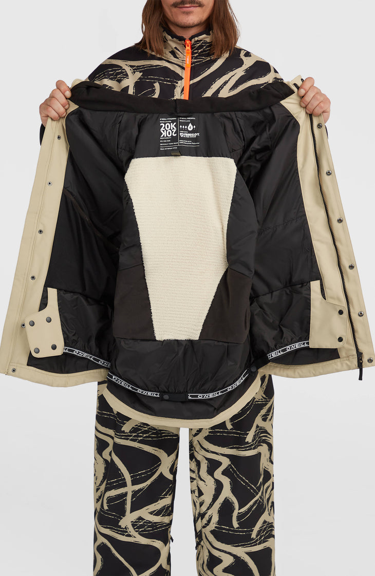 FWC'Play Shacket Ski- und Snowboardjacke | Olive Blush Colour Block