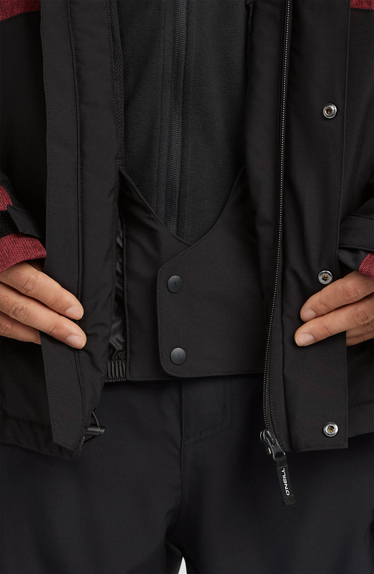 FWC'Cruz Melange Skijacke | Tamarillo Colour Block