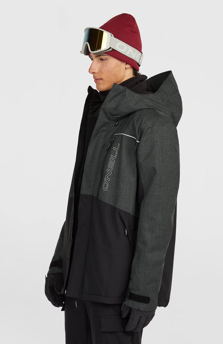 FWC'Cruz Melange Skijacke | Black Out Colour Block