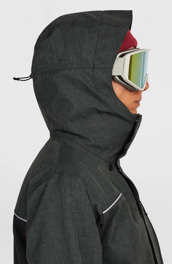 FWC'Cruz Melange Skijacke | Black Out Colour Block
