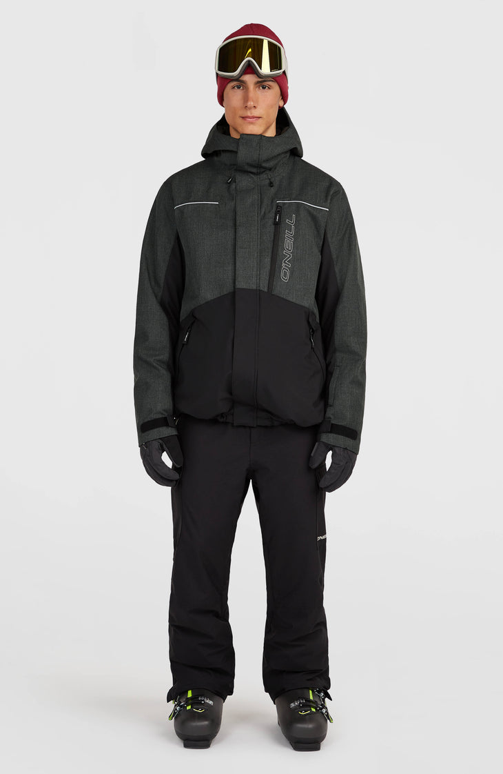 FWC'Cruz Melange Skijacke | Black Out Colour Block